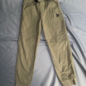 Hurley Tan and Black Jogger Pants